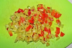 Салат Мозаика с крабовыми палочками