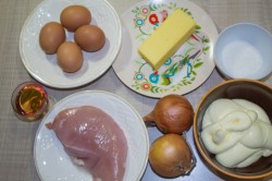 Салат Мужской каприз с курицей