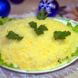 Салат Мужской каприз с курицей