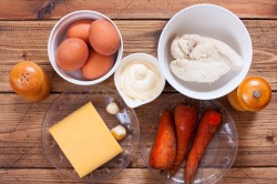 Салат Нежный с курицей и сыром