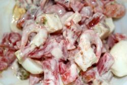 Салат Нептун в сыре