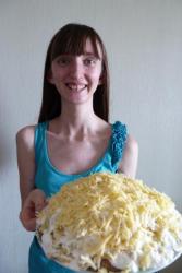 Салат Нежнее нежного с мясом и сыром