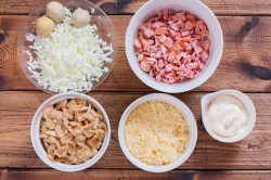 Салат Ночь с курицей