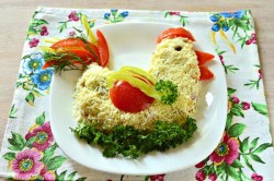 Салатик Петух