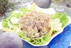 название картинки Салат Новогодняя горка