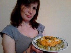 Салат Обжорка с курицей