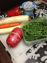 название картинки Салат овощной тандем Влюбленные сердца