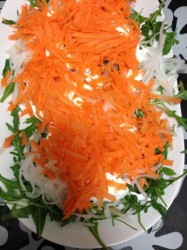 название картинки Салат овощной тандем Влюбленные сердца