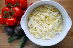 название картинки Салат пекинская капуста авокадо сыр