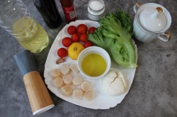 название картинки Салат с морскими гребешками