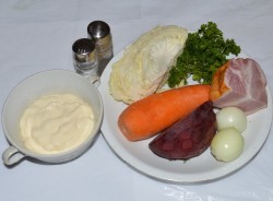 Салат Президент с мясом - шаг 1 Салат Президент с мясом - шаг 1
