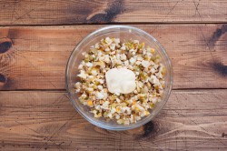 название картинки Салат рафаэлло с курицей и грибами