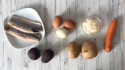 название картинки Салат Рыба под шубой