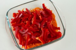 название картинки Салат с болгарским перцем и корейской морковью