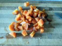 Салат с форелью слабосоленой