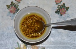 название картинки Салат с говядиной, болгарским перцем и соевым соусом