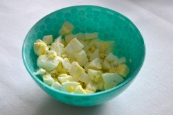 название картинки Салат с ветчиной и грибами