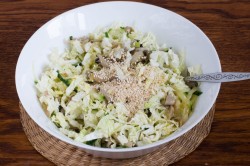 Салат с грибами вешенками