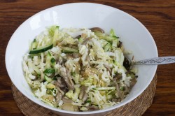 Салат с грибами вешенками