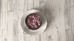 Салат с индейкой и грибами