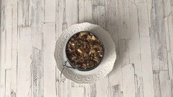 Салат с индейкой и грибами