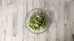 Салат с жареной картошкой