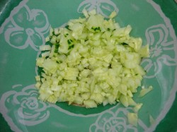 Салат с кальмарами и рисом