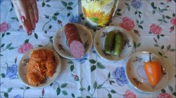 Салат с копченой колбасой и морковью по-корейски