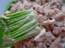 название картинки Салат с копченой курицей и сыром