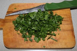 название картинки Салат с крабовыми палочками, огурцами и шампиньонами