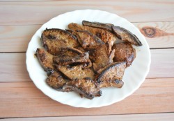 название картинки Салат с печенью огурцами и морковью