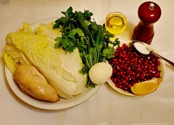 Салат с пекинской капустой и гранатом