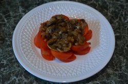 Салат помидоры грибы сыр