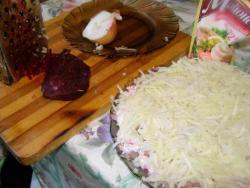 название картинки Салат свекла, картофель, селедка