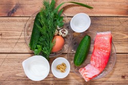 название картинки Салат с семгой