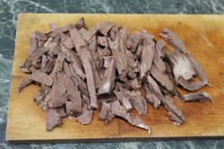 Салат с сердцем и корейской морковью