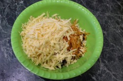 Салат с сердцем и корейской морковью