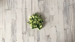 Салат с соленой горбушей