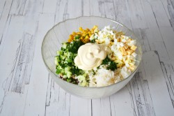 Салат с тунцом и рисом