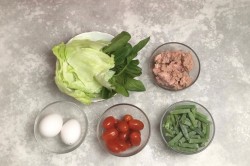Салат с тунцом и стручковой фасолью