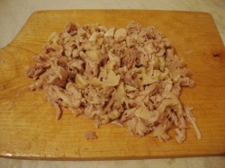 название картинки Салат с сельдереем, курицей, яблоком