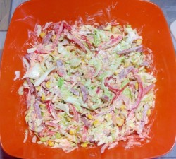 Салат Семеновна с колбасой - шаг 9 Салат Семеновна с колбасой - шаг 9