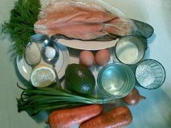 Салат Семга под шубой с авокадо и зеленым луком - шаг 1