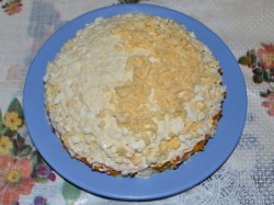 название картинки Салат Старый мельник с грибами и курицей