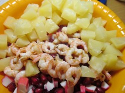 Салат Стрелы амура с креветками