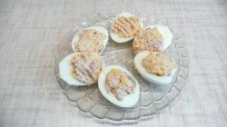 Салат Сугроб с курицей, картофелем и болгарским перцем