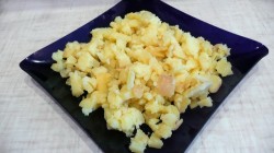 Салат Сугроб с курицей, картофелем и болгарским перцем