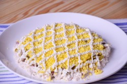 Новогодний салат Свеча