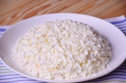 Новогодний салат Свеча