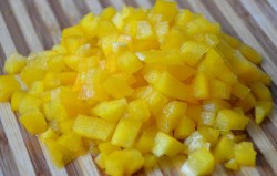 название картинки Салат Светофор сыр яблоки болгарский перец